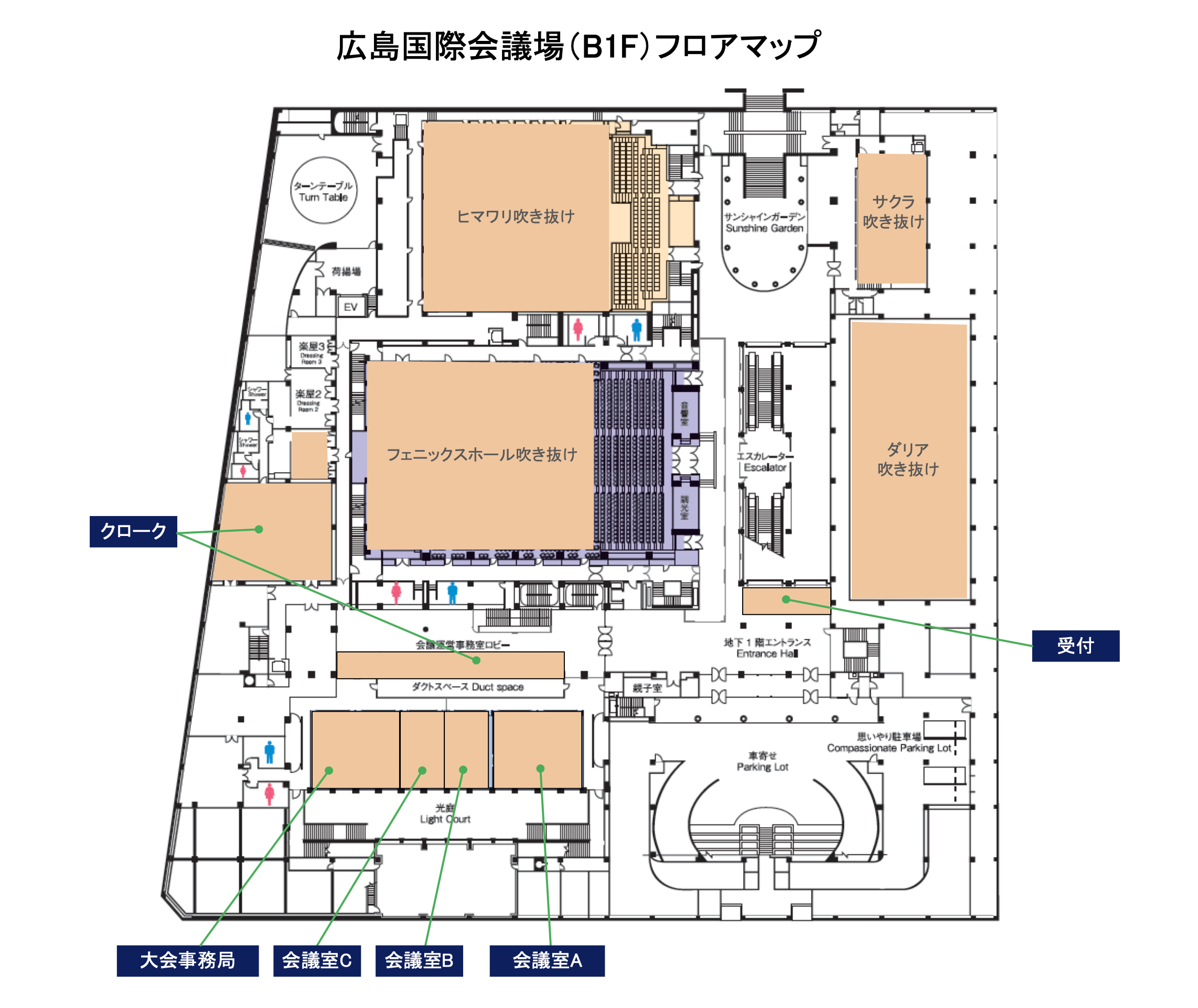 B1Fフロアマップ